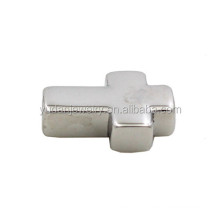 Stainless Steel Small Hole Cross Bead For Bracelet